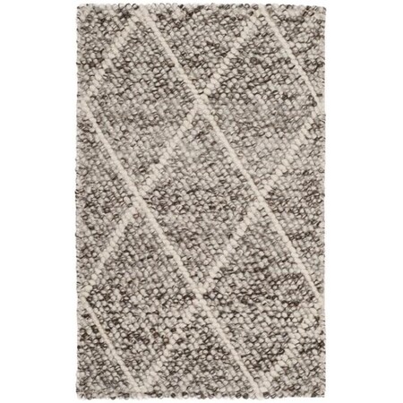 Safavieh 8 x 10 ft. Natural Hand Woven RugLarge Rectangle Ivory & Stone NAT712A-8